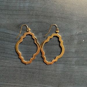 Gold earrings